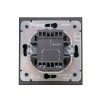 Выключатель 2-кл. СП STRONG MIELE 10А с подсветкой антрацит Kranz KR-78-0714-5