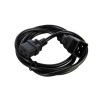 Шнур питания с заземлением IEC 60320 C19/Schuko 16А/250В 3х1.5 1.8м ПВС-АП-3х1.5-250-S22C19-16-1.8 R