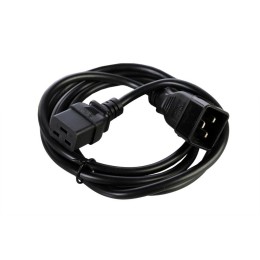 Шнур питания с заземлением IEC 60320 C19/Schuko 16А/250В 3х1.5 1.8м ПВС-АП-3х1.5-250-S22C19-16-1.8 R