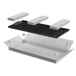 Панель задняя 600мм для шкафа 47U черн. LINEA N ITK LN05-47U6X-ZM