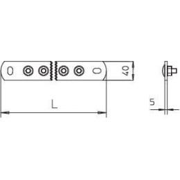 Шина уравнивания потенциалов медн. BigBar 1802 20 CU OBO 5015849