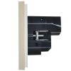 Розетка FORTE&PIANO FP445 16А USB A+A 3.1А с заземл. защ. шторки винт. крепл. ваниль IEK FP-R14-16-U