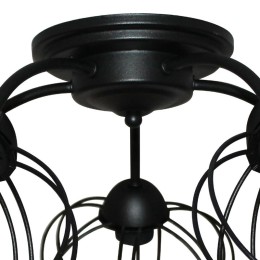 Светильник "Долли" 151 НПБ 01-5х60-138 Е27 ИУ черн. муар Элетех 1005404563