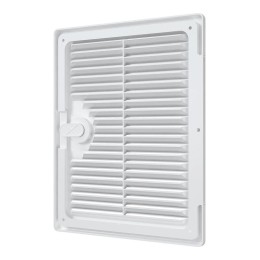 Люк-дверца Декофот ревизионная накладная 200х250мм с ручкой-задвижкой АБС бел. EVECS 2025ДФ