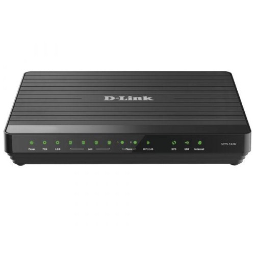 Шлюз DPN-124G/2S1U/A1A беспроводной абонентский голосовой GPON ONT (1 GPON-порт 4 порта 10/100/1000B