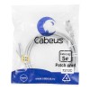 Патч-корд U/UTP кат.5E PC-UTP-RJ45-Cat.5e-1.5m 2xRJ45/8p8c неэкранир. PVC 1.5м сер. Cabeus 7212c