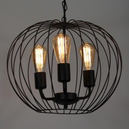 Светильник НСБ 01-3х60-154 "Лада" 231 E27 лофт-кантри черн. муар (инд. упак.) Элетех 1005404565