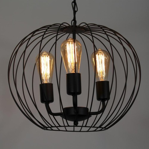 Светильник НСБ 01-3х60-154 "Лада" 231 E27 лофт-кантри черн. муар (инд. упак.) Элетех 1005404565