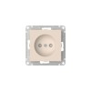Розетка AtlasDesign 16А без заземл. защ. шторки быстрозажим. клем. механизм беж. SE ATN000249S