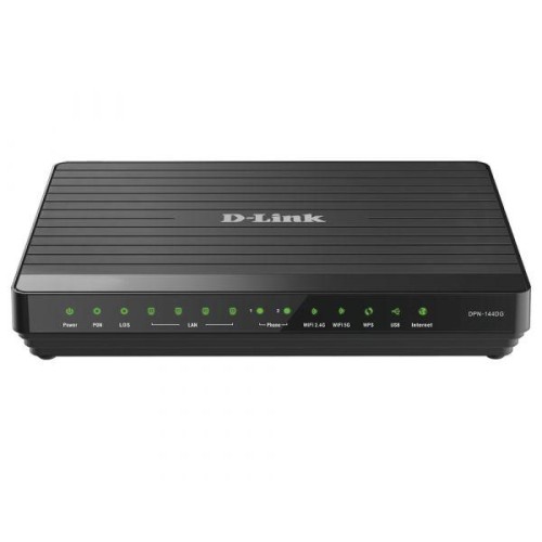 Шлюз DPN-144DG/2S1U/A1A 2х диап. беспроводной абонентский голосовой GPON ONT (1 GPON-порт 4 порта 10