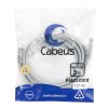 Патч-корд U/UTP PC-UTP-RJ45-Cat.5e-3m 2xRJ45/8p8c кат.5E неэкранир. PVC 3м сер. Cabeus 7214c