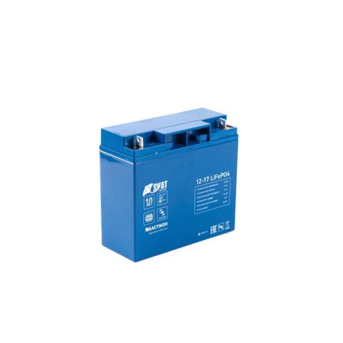 Аккумулятор 12В 17А.ч Li-Ion Skat i-Battery 12-17 LiFePO4 Бастион 647