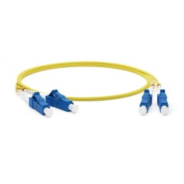 Патч-корд FC-D2-9-LC/UR-LC/UR-H-2M-LSZH-YL волоконно-оптический (шнур) SM 9/125 (OS2) LC/UPC-LC/UPC