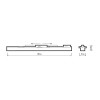 Светильник светодиодный трековый PTR 4018 18Вт 4000К 120град. WH 600мм IP40 Pro JazzWay 5060654