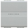 Переключатель аксиальный 1-кл. 2мод. СП LivingLight 10А IP20 250В авт. клеммы алюм. Leg BTC NT4053M2