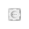 Розетка AtlasDesign 16А без заземл. защ. шторки быстрозажим. клем. механизм бел. SE ATN000149S