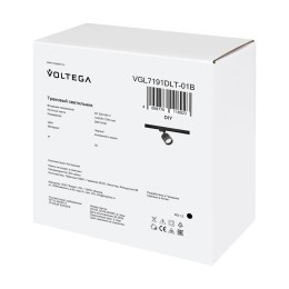 Светильник трековый Flip 15Вт GX53х1 IP20 Voltega VGL7191DLT-01B
