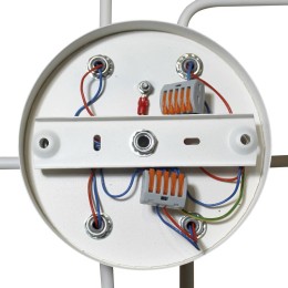 Светильник "Техно" 162 (плафон 8398) НСБ 01-6х60-114 Е27 ИУ бел. Элетех 1005404587