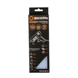 Стрежень клеевой 11х200мм 12шт Вихрь 73/5/6/4