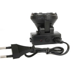 Фонарь аккумуляторный налобный LED5363 9LED 2 режима 220В пластик. черн. (бокс) Ultraflash 11257