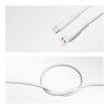 Кабель USB-A-Type-C 5А 100Вт 1м бел. нейлон. оплетка Rexant 18-7067