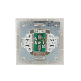 Розетка телевизионная оконечная TV СП Mira 16А IP20 со вставкой жемчуж./бел. перламутр. LEZARD 701-3