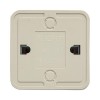 Розетка 1-м ОП Рим 16А IP20 с заземл. бел. EKF ENR16-028-10