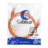 Патч-корд U/UTP кат.5E PC-UTP-RJ45-Cat.5e-1m-OR 2xRJ45/8p8c неэкранир. PVC 1м оранж. Cabeus 7675c