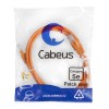 Патч-корд U/UTP кат.5E PC-UTP-RJ45-Cat.5e-1.5m-OR 2xRJ45/8p8c неэкранир. PVC 1.5м оранж. Cabeus 7697