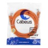 Патч-корд U/UTP кат.5E PC-UTP-RJ45-Cat.5e-3m-OR 2xRJ45/8p8c неэкранир. PVC 3м оранж. Cabeus 7685c