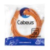 Патч-корд U/UTP кат.5E PC-UTP-RJ45-Cat.5e-5m-OR-LSZH 2xRJ45/8p8c неэкранир. LSZH 5м оранж. Cabeus 95