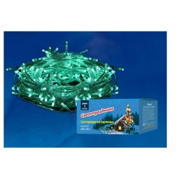 Гирлянда светодиодная ULD-S0500-050/DTA GREEN IP20 5м с контроллером 50 светодиодов зел. провод проз