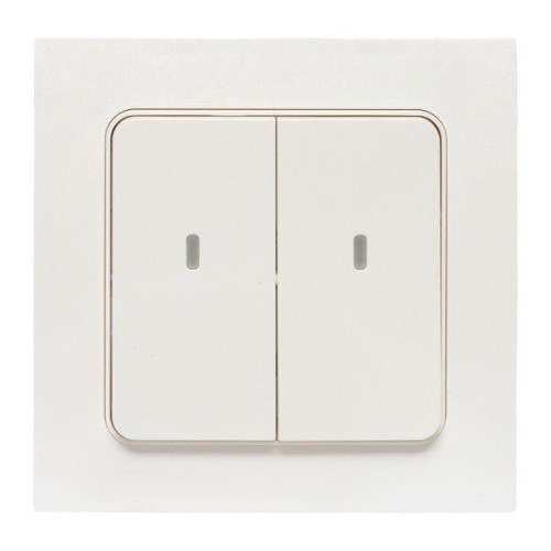 Выключатель 2-кл. Стокгольм Умный бел. Zigbee Сonnect EKF RCV-ST2-WD-ZB
