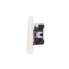 Выключатель 2-кл. СП STRONG MIELE 10А с подсветкой жемчуг Kranz KR-78-0714-4