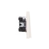 Выключатель 2-кл. СП STRONG MIELE 10А с подсветкой жемчуг Kranz KR-78-0714-4