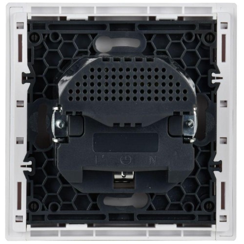 Розетка FORTE&PIANO FP247 16А USB A+C 18Вт с заземл. защ. шторки винт. крепл. бел. IEK FP-R14-16-U22