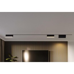 Светильник светодиодный трековый MTR16 1112R 12Вт 3000К frost 90град. BL IP20 низковольтный Pro черн