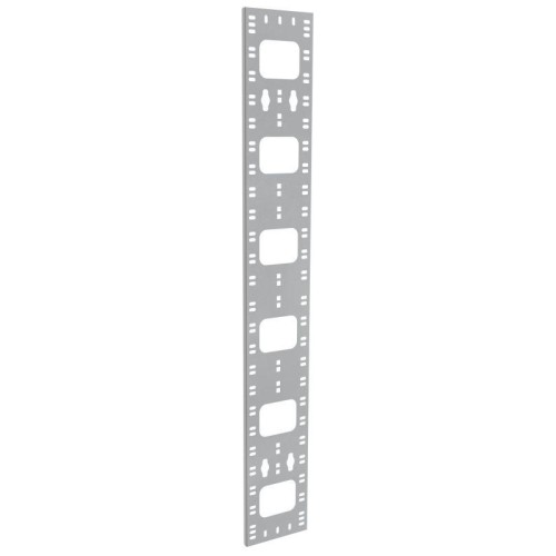 Органайзер кабельный вертикальный 150х12мм 42U сер. ITK CO35-15042-R