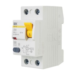 Выключатель дифференциального тока (УЗО) 2п 25А 300мА тип AC ВД1-63 KARAT IEK MDV10-2-025-300