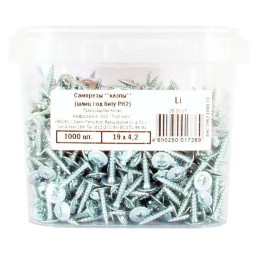 Саморез "клопы" 4.2х19мм ведро (уп.1000шт) Партнер 30250