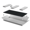 Дверь металлическая для шкафа LINEA E 47U 600мм черн. ITK LE05-47U6X-DM