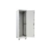 Шкаф телекоммуникационный напольный 19дюйм 42U 600х600 ШТ-НП-42U-600-600-М передняя дверь металл ССД