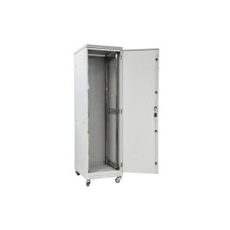 Шкаф телекоммуникационный напольный 19дюйм 42U 600х600 ШТ-НП-42U-600-600-М передняя дверь металл ССД