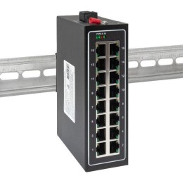 Коммутатор неуправляемый промышленный U-16T 16 портов 10/100Base-T(X) RJ45 монтаж на DIN-рейку TSX E