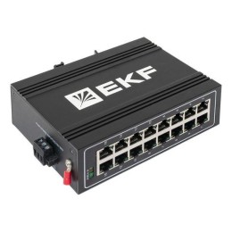 Коммутатор неуправляемый промышленный U-16T 16 портов 10/100Base-T(X) RJ45 монтаж на DIN-рейку TSX E