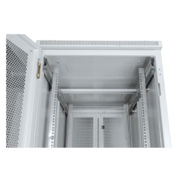 Шкаф телекоммуникационный напольный серверный 19дюйм 47U 600х1000 ШТ-НП-С-47U-600-1000-ПП передняя/з