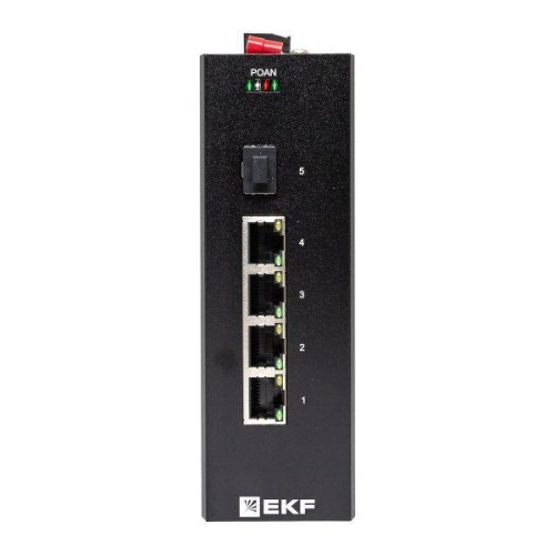 Коммутатор неуправляемый промышленный U-1GX/SFP-4GTP 1 порт 1000Base-X SFP 4 порта 10/100/1000Base-T