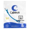 Патч-корд U/UTP кат.5E PC-UTP-RJ45-Cat.5e-0.15m-BL 2xRJ45/8p8c неэкранир. PVC 0.15м син. Cabeus 8989