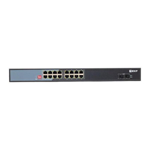 Коммутатор неуправляемый промышленный U-2GX/SFP-16GTP-R 2 порта 1000Base-X SFP 16 портов 10/100/1000