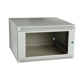Шкаф телекоммуникационный настенный сварной 19дюйм 9U 600х500 ШТ-НСс-9U-600-500-С дверь стекло ССД 1